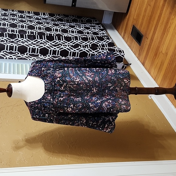 Jessica Simpson multicolor rayon mid sleeve tunic - Picture 1 of 4